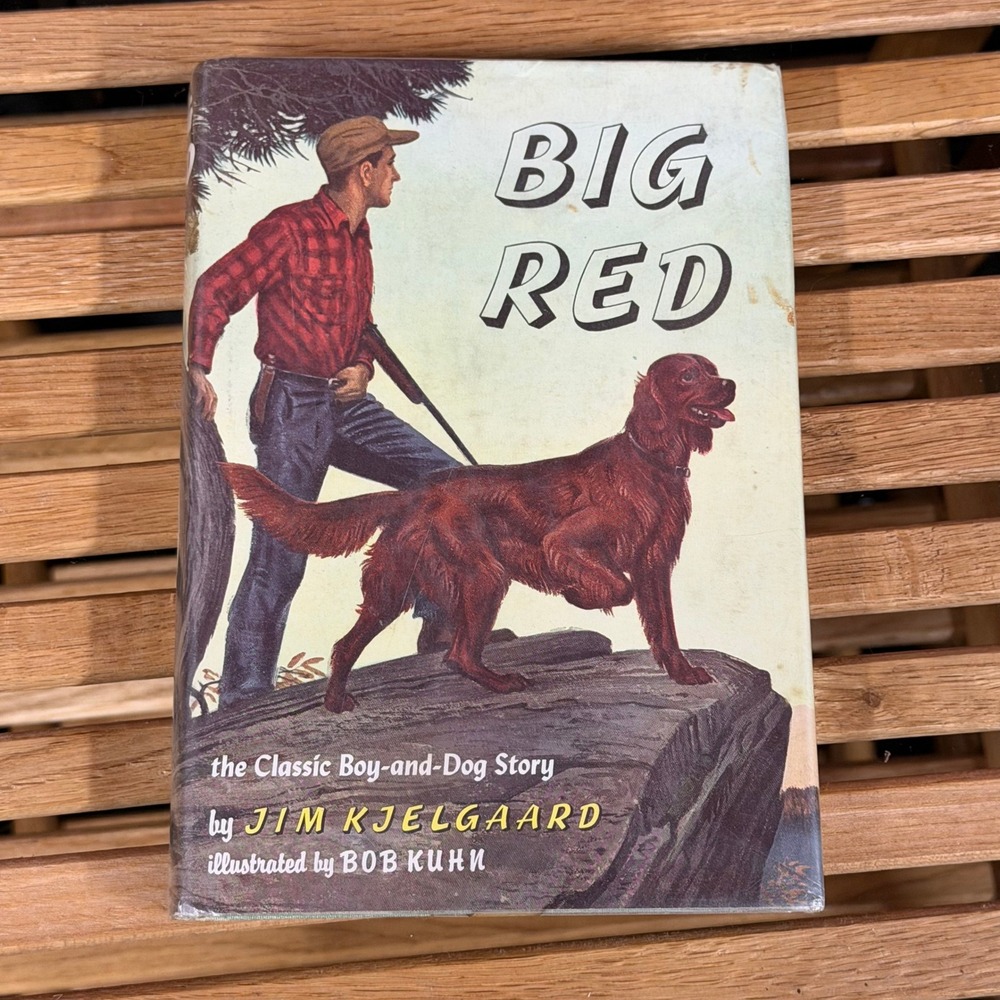 Holiday House Big Red Jim Kjelgaard VTG Hardcover Cabincore Irish Setter Book - Picture 2 of 11